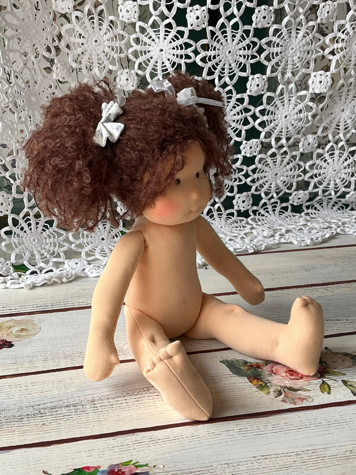 Emma - Waldorf doll,Gift for her,Handmade,Organic,Christmas gift