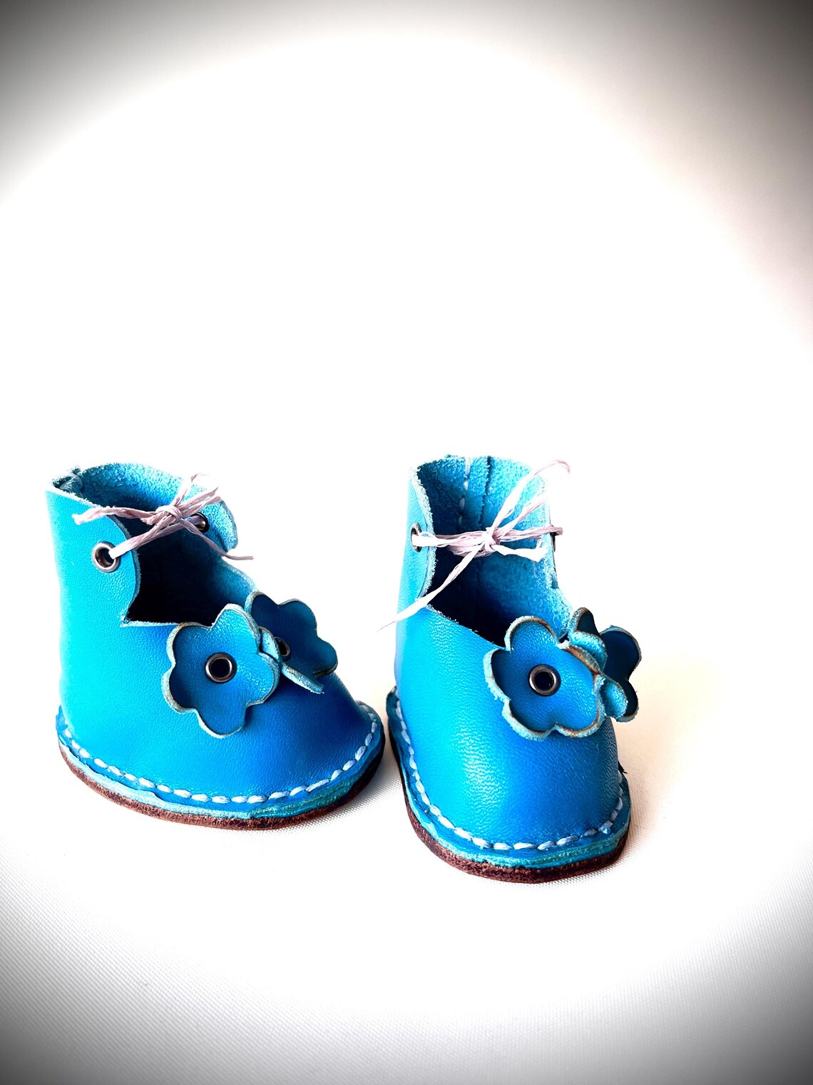 Handmade Waldorf Doll Shoes – Organic Leather Shoes for 14” Dolls