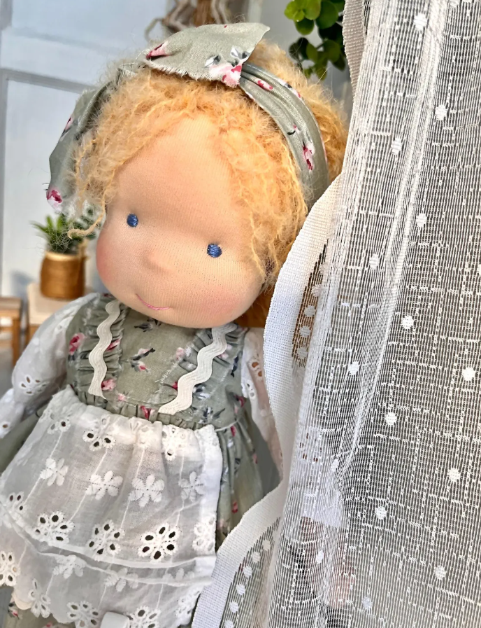 Charlotte - Waldorf doll,Gift for her,Handmade,Organic,Christmas gift