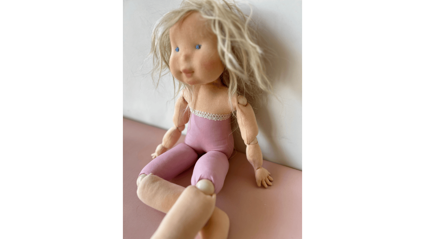 Handmade Therapy Doll – Comforting Weighted Baby Doll for Anxiety & Emotional Support
