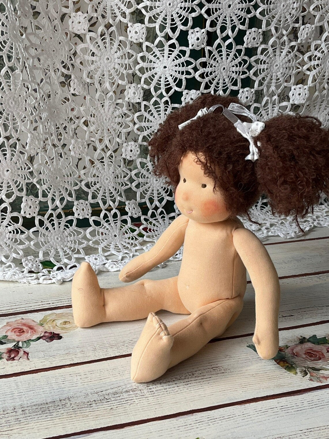 Emma - Waldorf doll,Gift for her,Handmade,Organic,Christmas gift