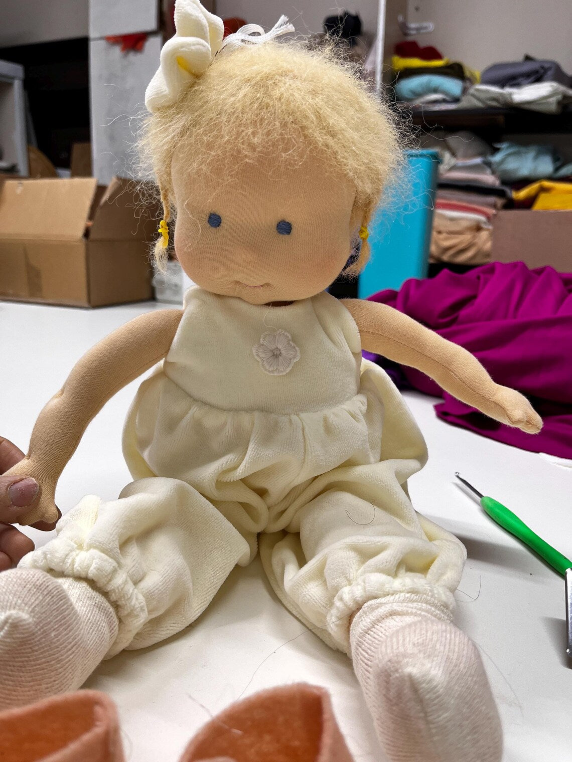 Lovely Olivia - Waldorf doll,Gift for her,Handmade,Organic,Christmas gift