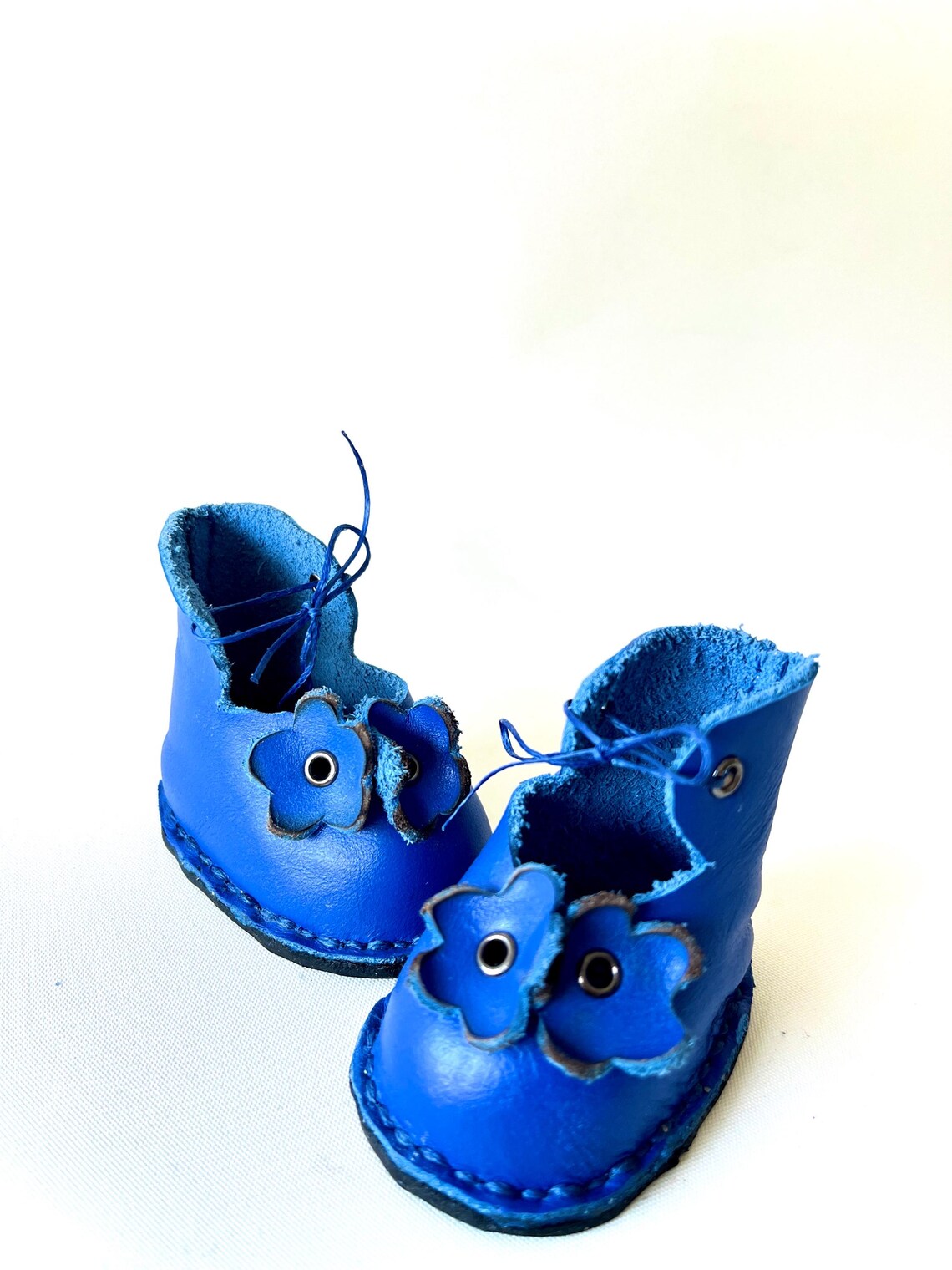 Handmade Waldorf Doll Shoes – Organic Leather Shoes for 14” Dolls