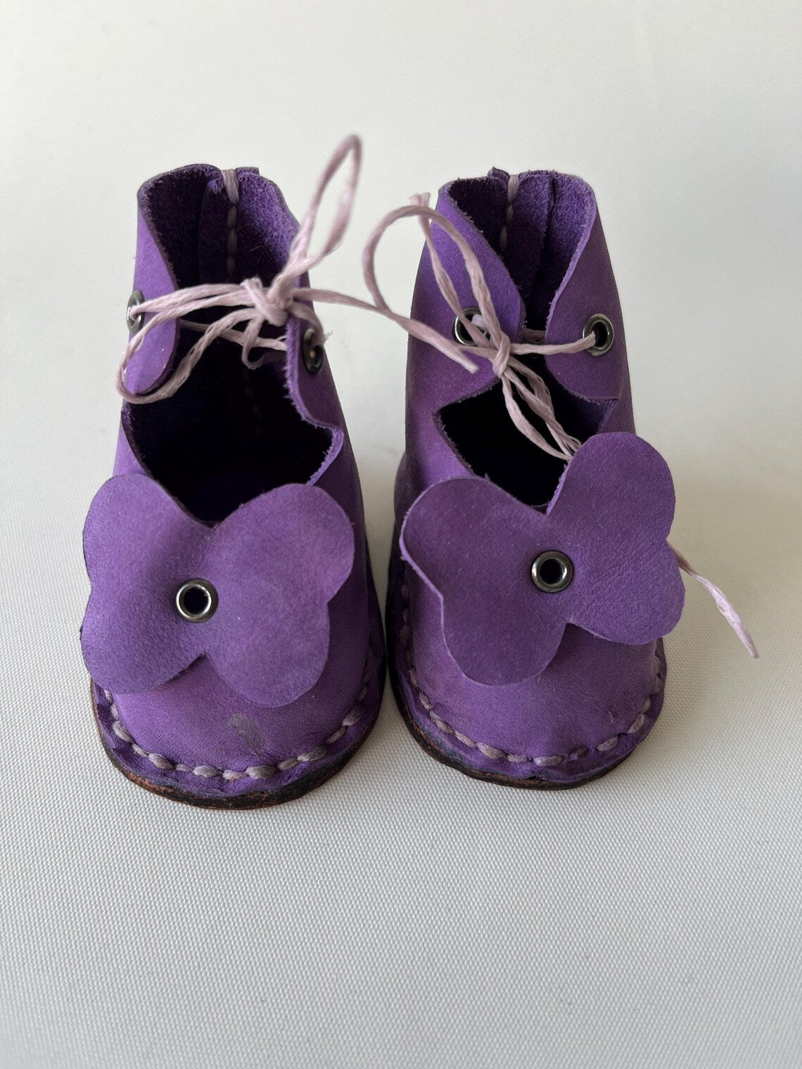 Handmade Waldorf Doll Shoes – Organic Leather Shoes for 14” Dolls