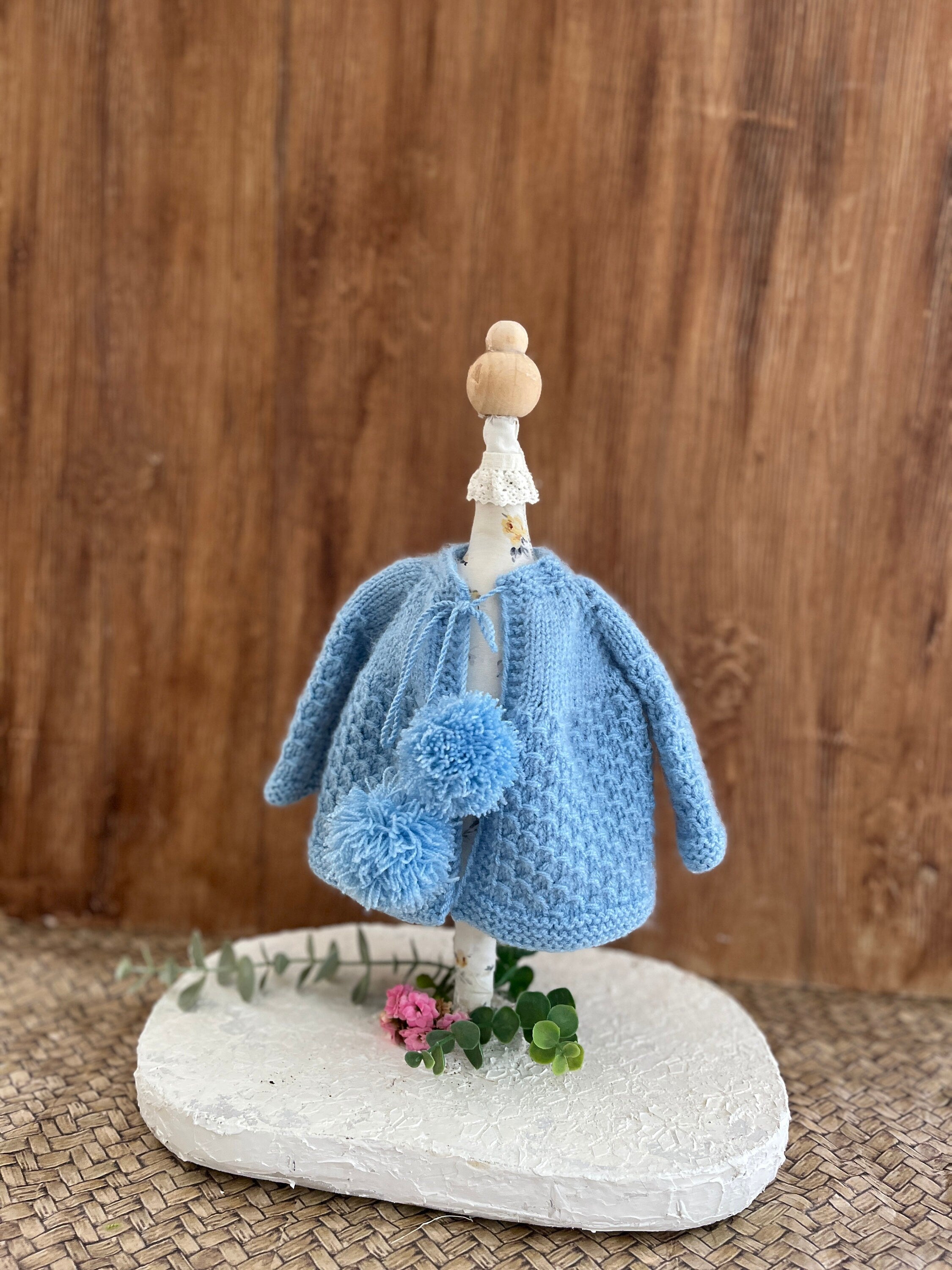 Cardigan for 14 inch and 16 inch dolls