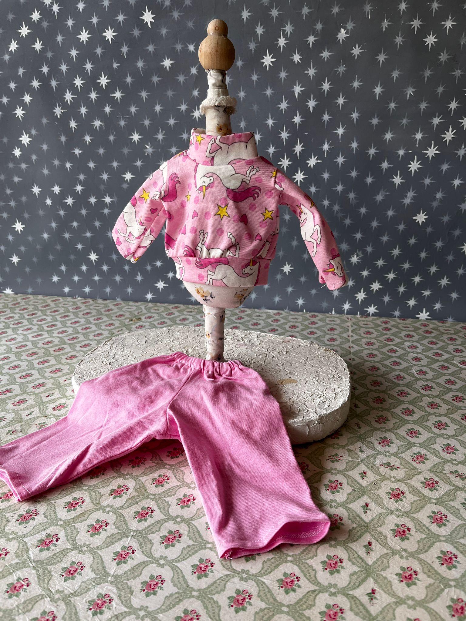 Pajama set for 14 inch dolls